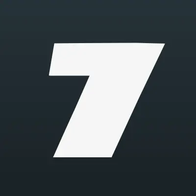 7 небо, компания натяжных потолков и жалюзи, лого-визитка