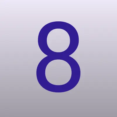 8 пунктов, типография, лого-визитка