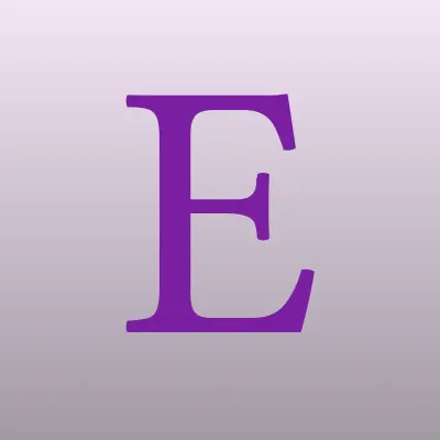 Евгения, сеть цветочных салонов, лого-визитка